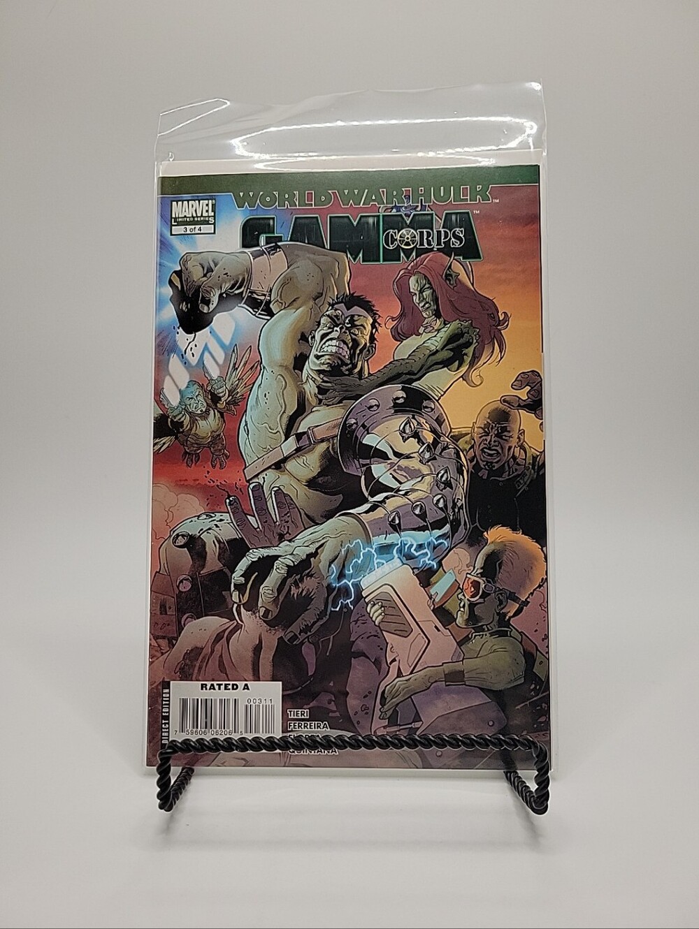 Marvel World War Hulk Gamma Corps Comic Book